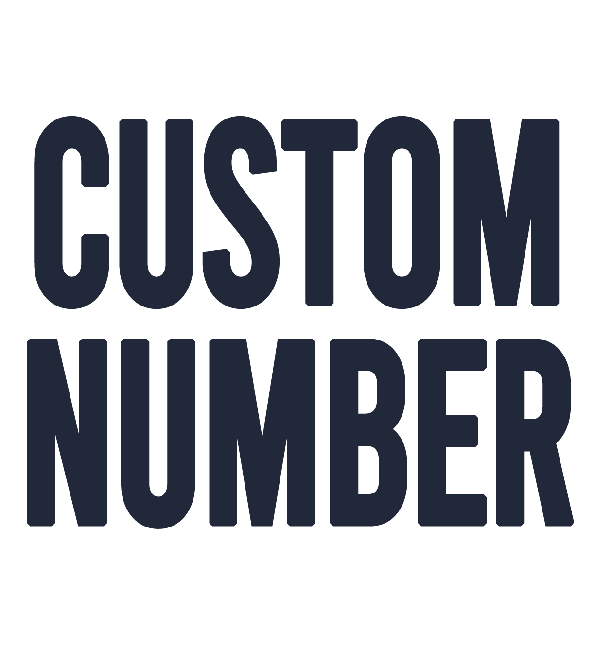 Custom Number Add On