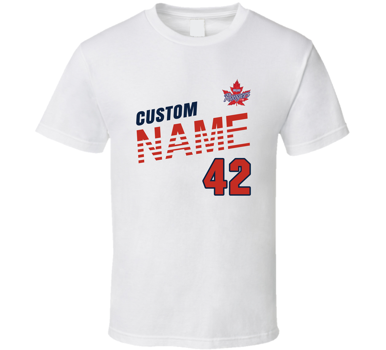 Vaughan Rangers Custom Name And Number Fan T Shirt