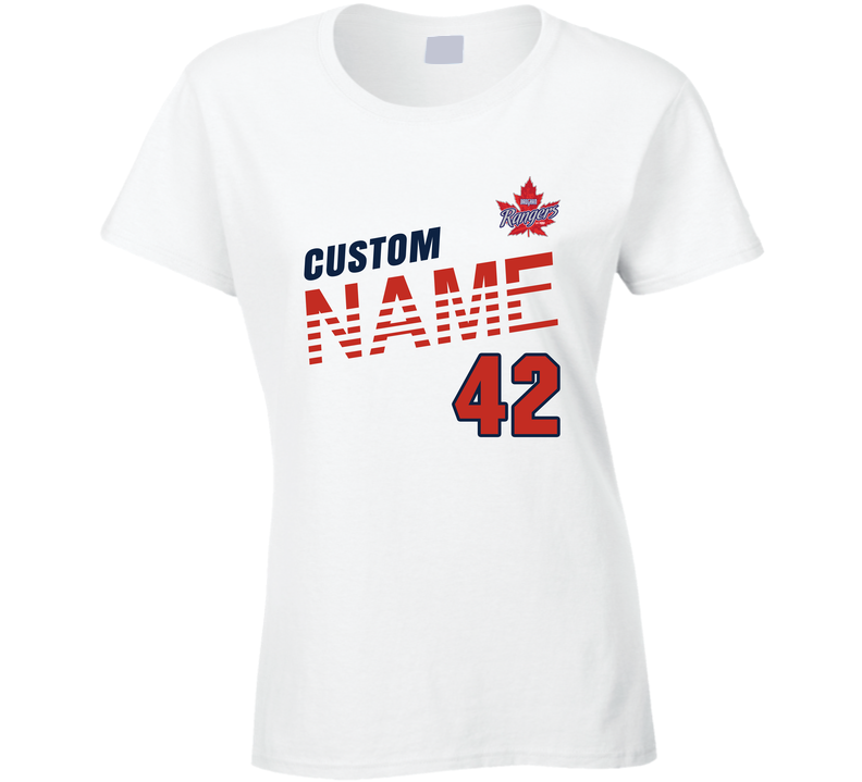 Vaughan Rangers Custom Name And Number Fan T Shirt