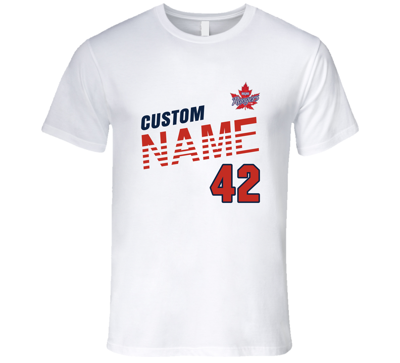 Vaughan Rangers Custom Name And Number Fan T Shirt