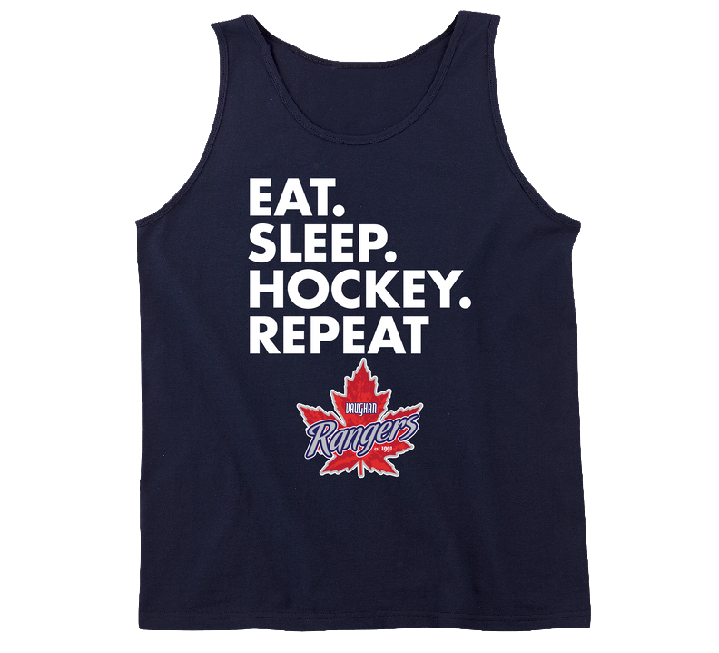Vaughn Rangers Eat Sleep Hockey Repeat T Shirt