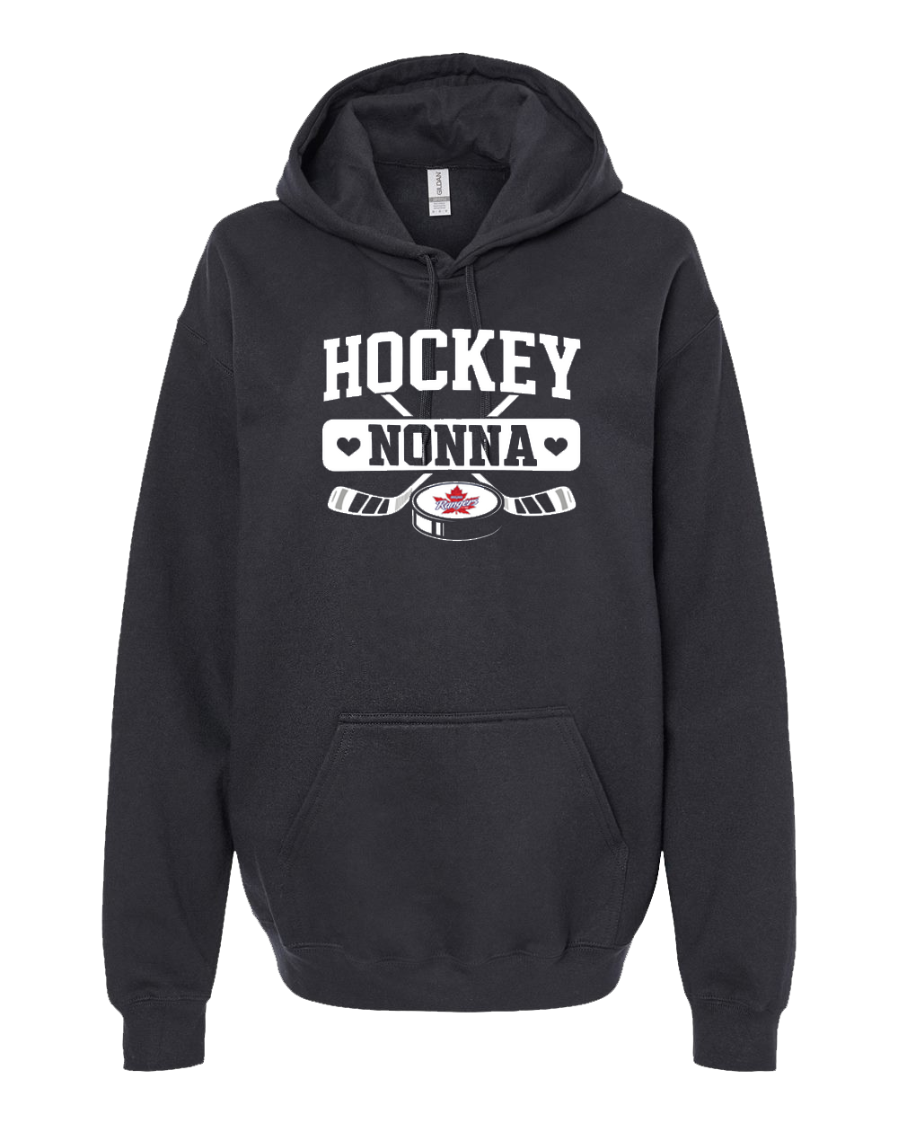 Hockey Nonna Vaughan Rangers Gildan Unisex Softstyle Midweight Hooded Sweatshirt