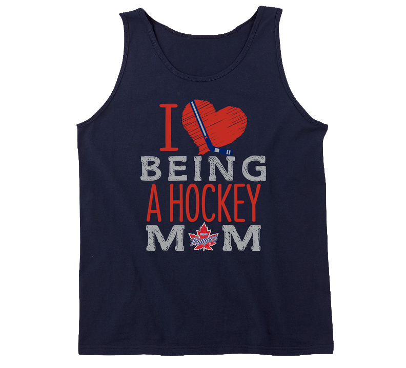 I Heart Love Being A Hockey Mom Vaughn Rangers T Shirt