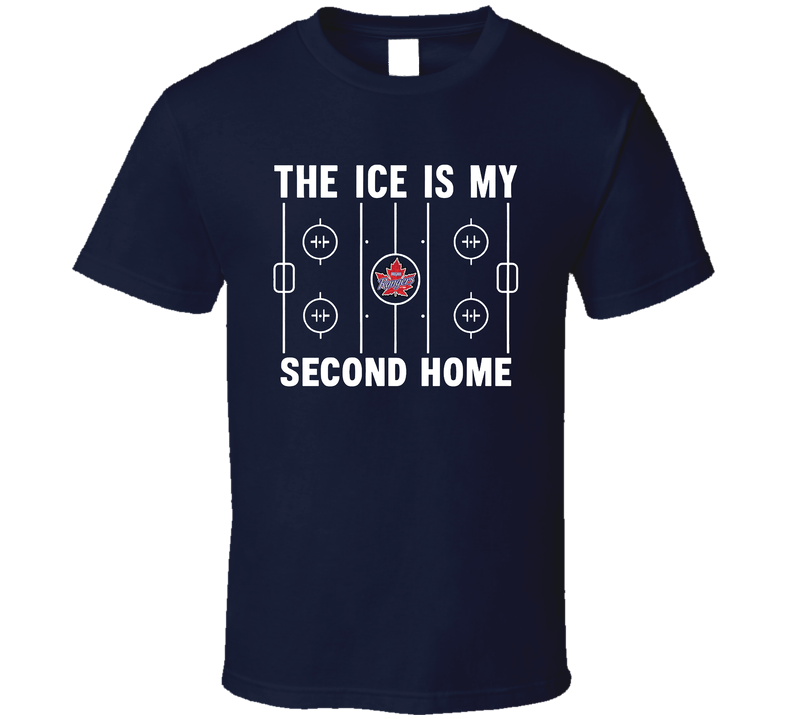 The Ice Is My Second Home Vaughn Rangers Hockey T Shirt