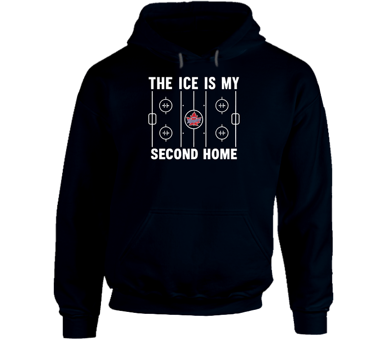 The Ice Is My Second Home Vaughn Rangers Hockey T Shirt