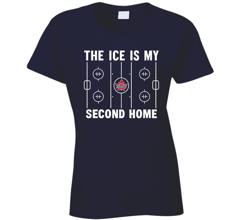 The Ice Is My Second Home Vaughn Rangers Hockey T Shirt