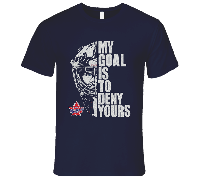 My Goal Is To Deny Yours Vaughan Rangers Goalie T Shirt
