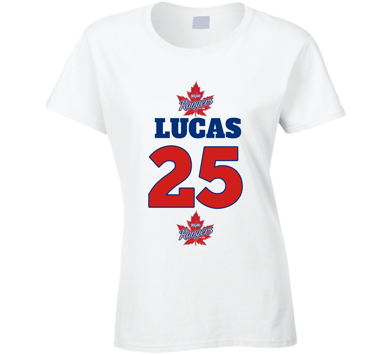 Vaughn Rangers Name And Number Back Print Fan T Shirt