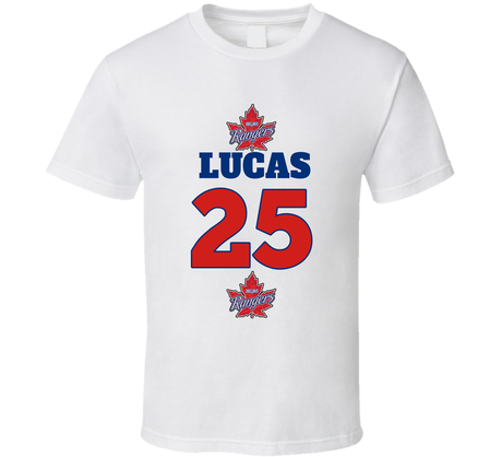 Vaughn Rangers Name And Number Back Print Fan T Shirt