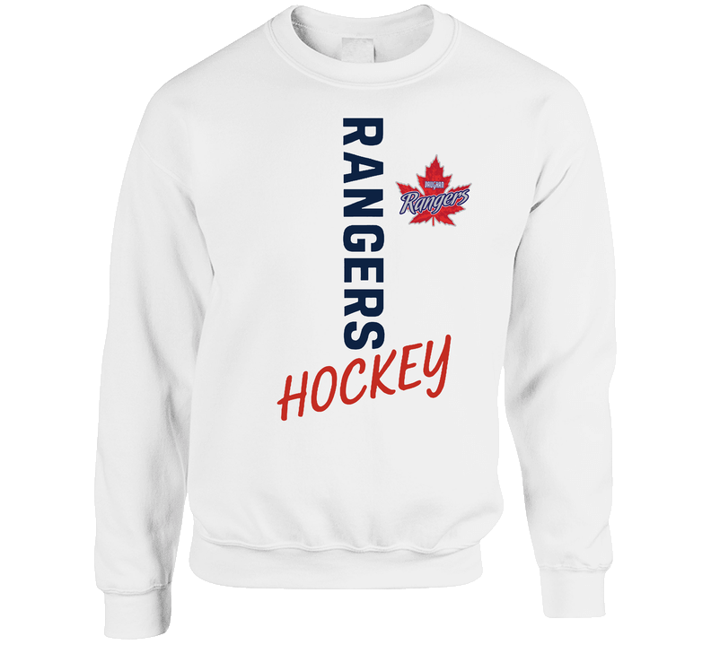 Vaughn Rangers Hockey Front Print Crewneck Sweatshirt