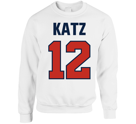 Vaughn Rangers Hockey Katz #12 Back Print Crewneck Sweatshirt