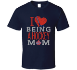 I Heart Love Being A Hockey Mom Vaughn Rangers T Shirt