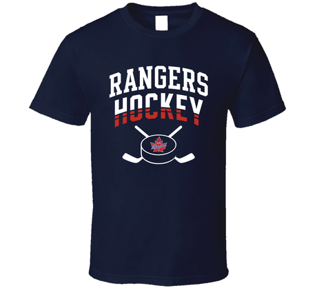 Vaughn Rangers Hockey Crossed Sticks T Shirt
