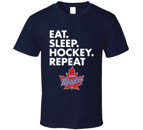 Vaughn Rangers Eat Sleep Hockey Repeat T Shirt