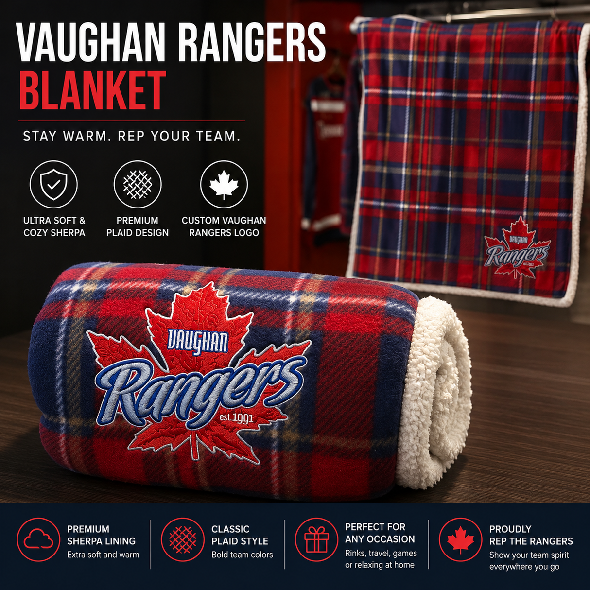 Vaughan Rangers Blanket