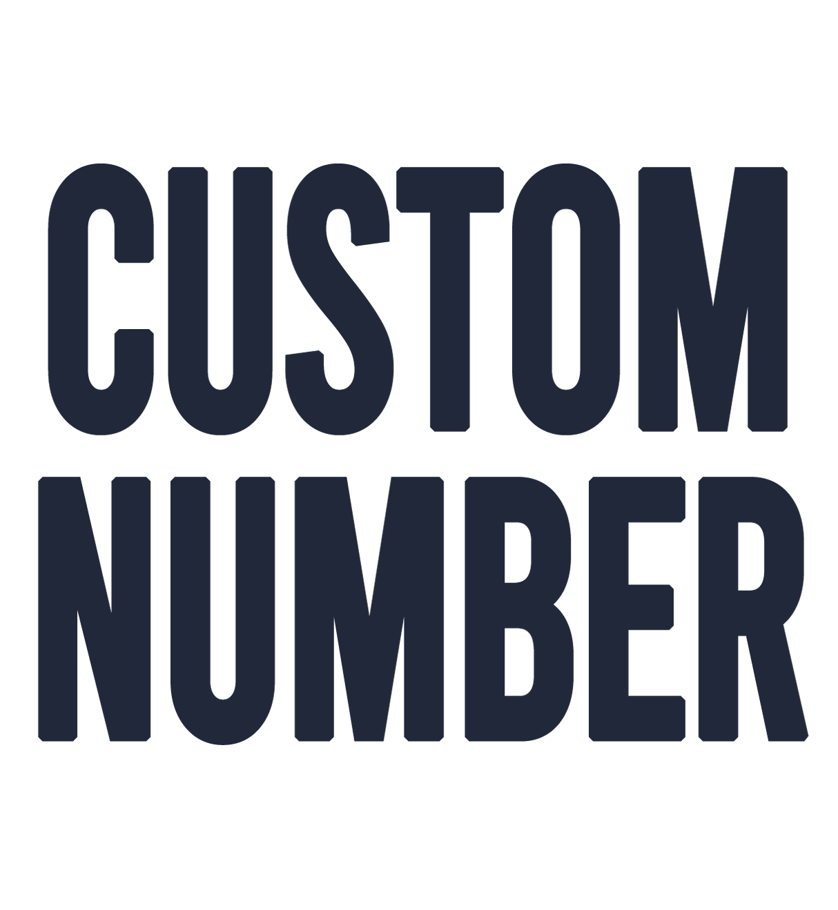 Custom Number Add On