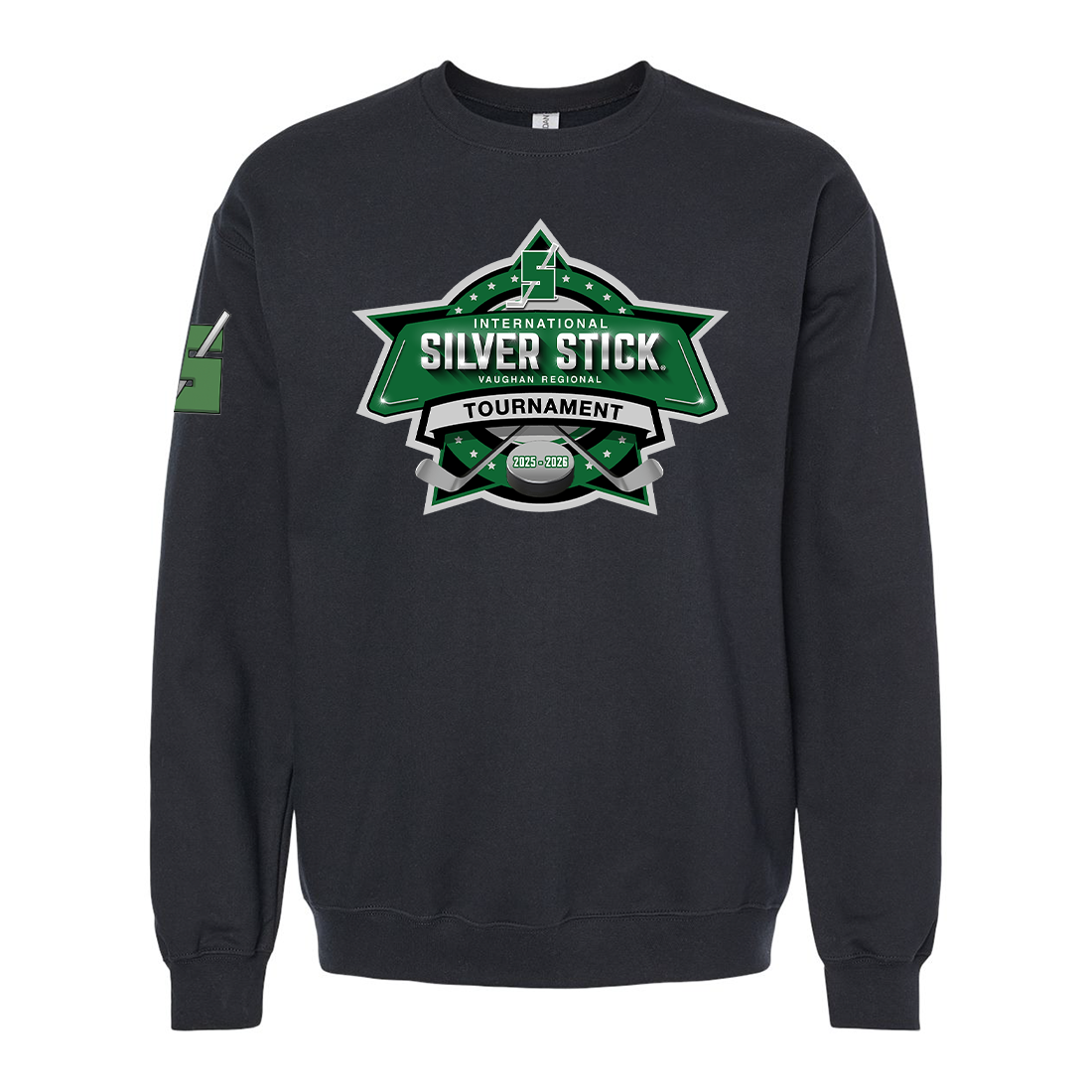 Silverstick 2025 Tournament Logo Gildan Unisex Softstyle Midweight Crewneck Sweatshirt