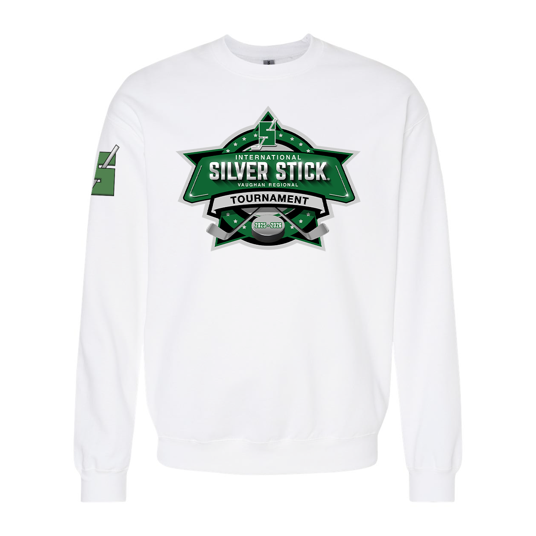 Silverstick 2025 Tournament Logo Gildan Unisex Softstyle Midweight Crewneck Sweatshirt