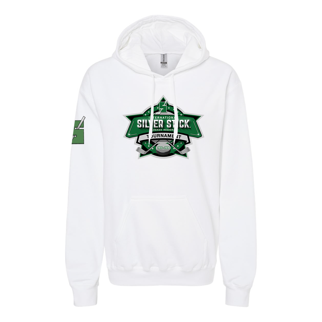 Silverstick 2025 Tournament Logo Gildan Unisex Softstyle Midweight Hooded Sweatshirt