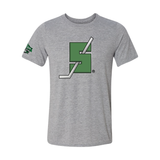 Silverstick Front 2025 Tournament Logo Right Sleeve Gildan Unisex Performance T Shirt