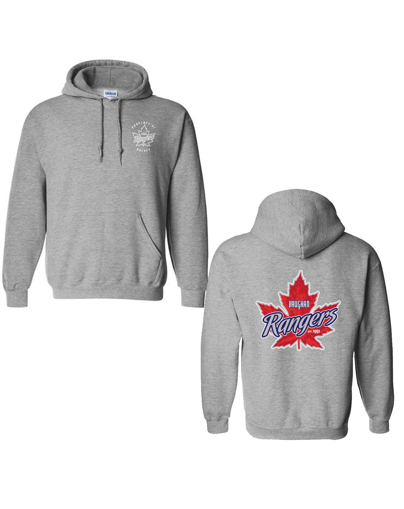 Vaughan Rangers Gildan Unisex DryBlend Hooded Sweatshirt