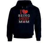 I Heart Love Being A Hockey Mom Vaughn Rangers T Shirt