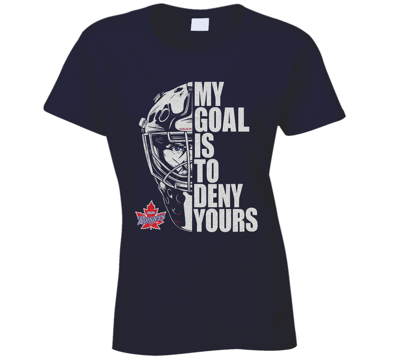 My Goal Is To Deny Yours Vaughan Rangers Goalie T Shirt
