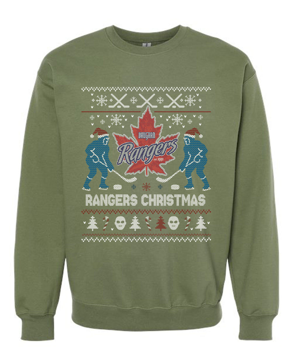 Vaughan Rangers Christmas Gildan Unisex Softstyle Midweight Crewneck Sweatshirt