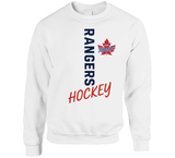Vaughn Rangers Hockey Front Print Crewneck Sweatshirt