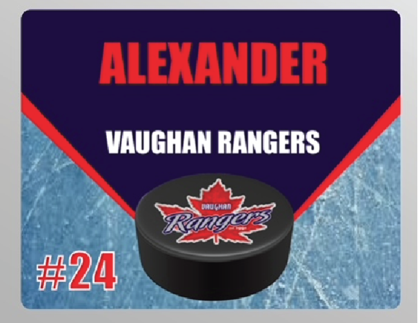 Rangers Personalized Skate Mats