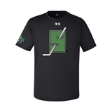 Silver Stick Front 2025 Tournament Logo Right Sleeve Under Armour Men's Team Tech T Shirt