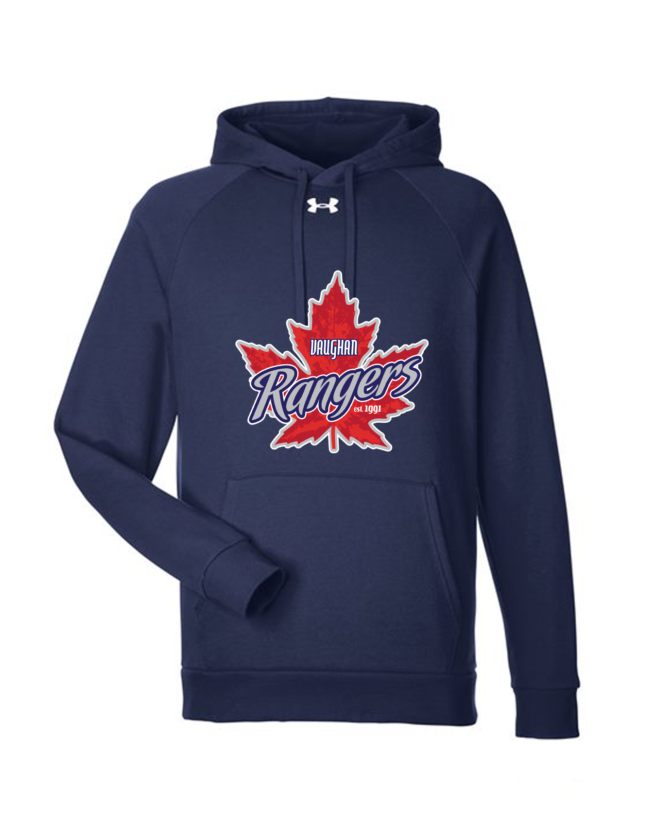 Vaughan Rangers Under Armour Men's Rival Fleece Hooded Sweatshirt