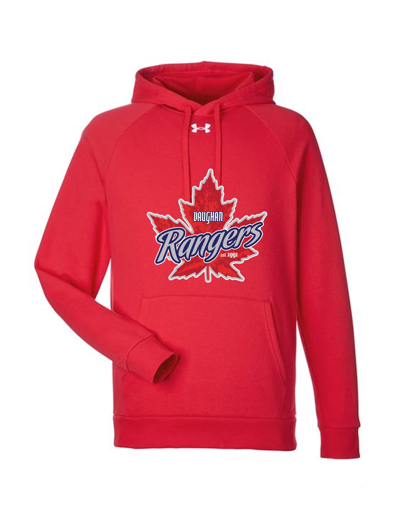 Vaughan Rangers Under Armour Men's Rival Fleece Hooded Sweatshirt