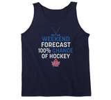 Weekend Forecast 100 Percent Chance Of Hockey Vaughan Rangers T Shirt